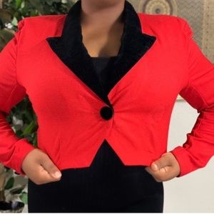 Vintage cropped blazer